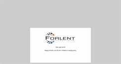 Desktop Screenshot of forlent.com
